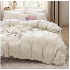 Neutral DUVET Bedding Set-QUEEN SIZE
